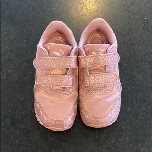 Toddler pink sparkle shoes